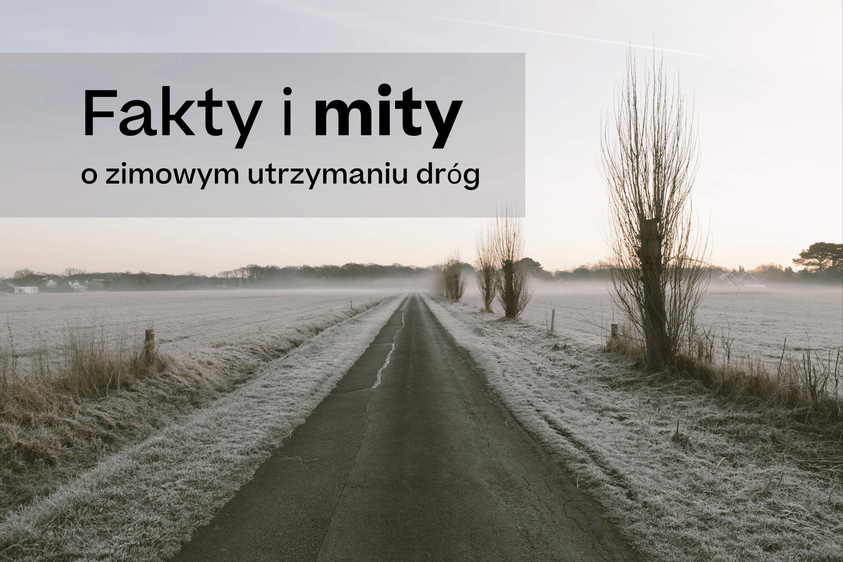 fakty i mity o zimowym utrzymaniu dróg