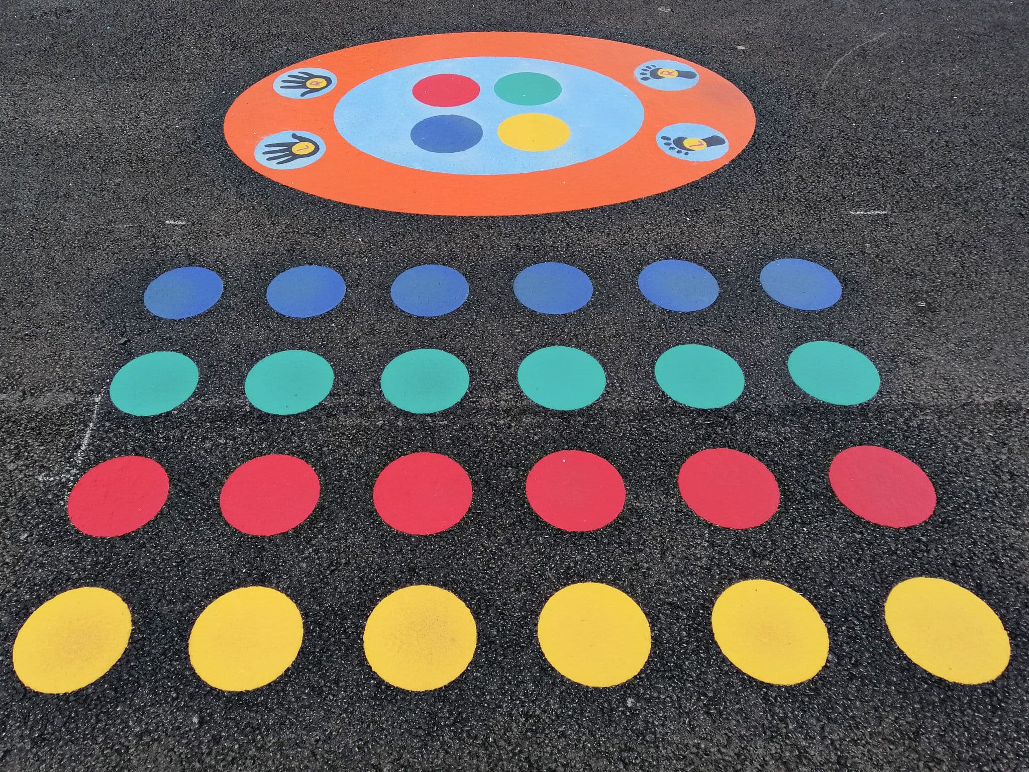 Gra podwórkowa, twister